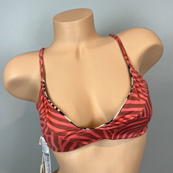 Billabong Sun Tribe Reversible Bikini Top Size Large Trilet NWT - Picture 7 of 16